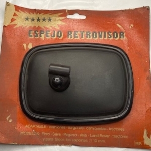 UNI116CAE-ESPEJO-RETROVISOR-EXT.-NEGRO-PLASTICO.-SIN-MANO-PARA-FURGONETA-Y-CAMION.