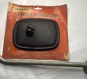 UNI116CAKIT-ESPEJO-RETROVISOR-EXT.-NEGRO-PLASTICO.-SIN-MANO-PARA-FURGONETA-Y-CAMION.-CON-SOPORTE-RECTO