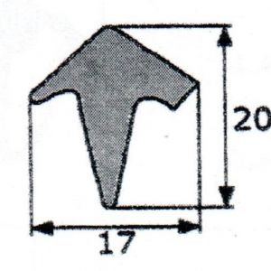 PERFIL DE PUERTA P-204_404_JUVAQUATRE_DAUPHINE