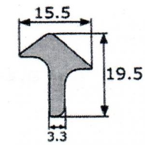 PERFIL DE PUERTA RENAULT 6_8_10_SIMCA 1000