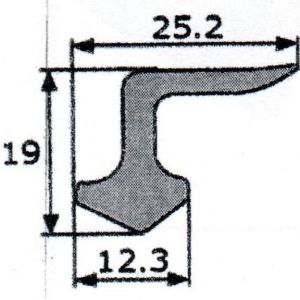 PERFIL DE PUERTA SEAT 1500