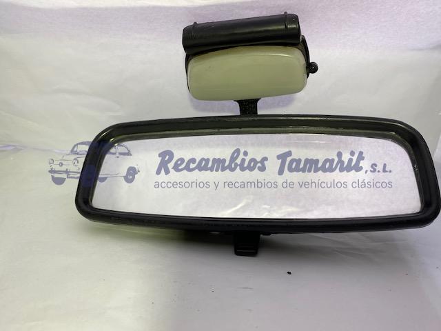 Espejo retrovisor interior Seat 850, con luz.